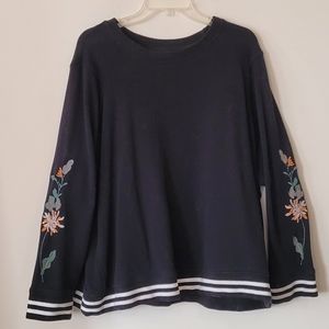 Embroidered Pull Over Sweater